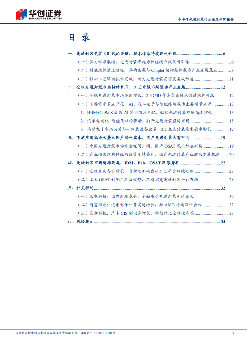 半导体先进封装行业深度研究报告：AI算力需求激增，先进封装产业加速成长,半导体,AI,算力,半导体,AI,算力,第3张