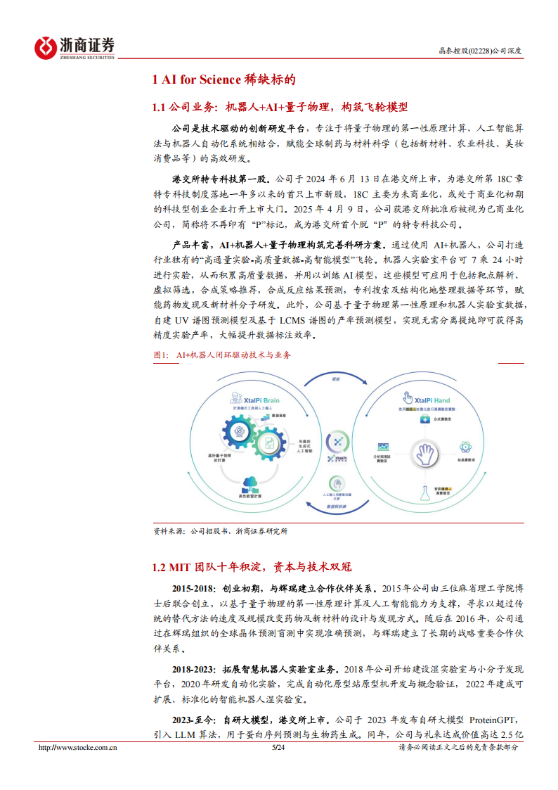 晶泰控股研究报告：AI for Science领军，布局AI+量子+机器人,晶泰控股,AI,机器人,晶泰控股,AI,机器人,第5张