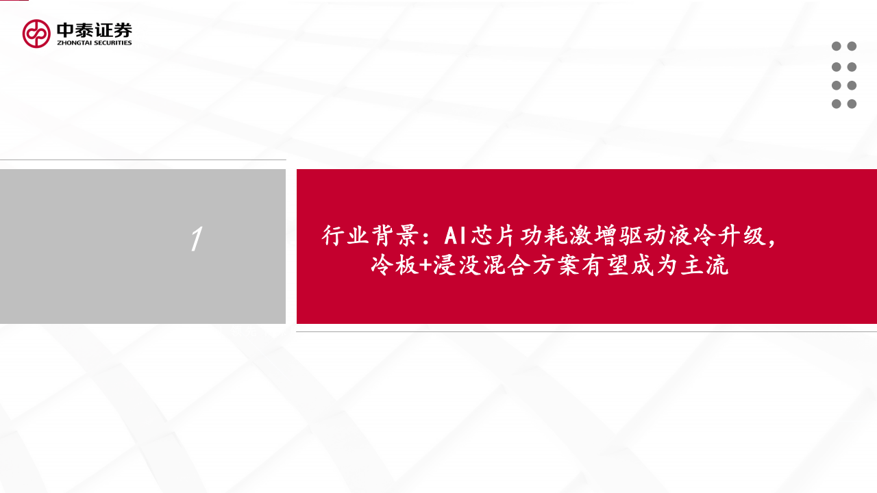 液冷行业分析：AI芯片功耗跃升，混合式液冷方案驱动氟化液需求增长,液冷,AI,芯片,液冷,AI,芯片,第3张