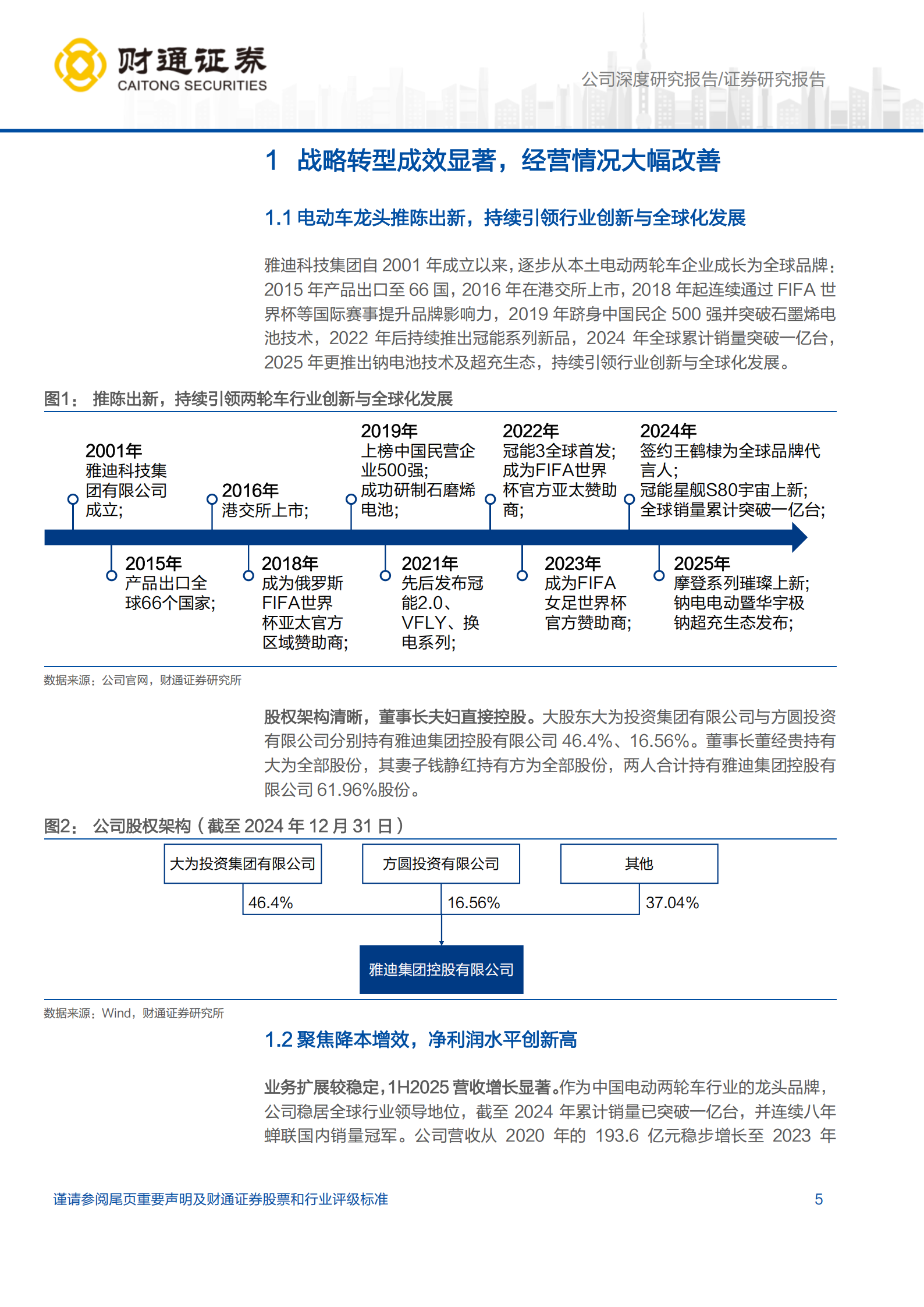 雅迪控股研究报告：智能化产品矩阵，扬帆重启航,雅迪控股,智能化,雅迪控股,智能化,第5张