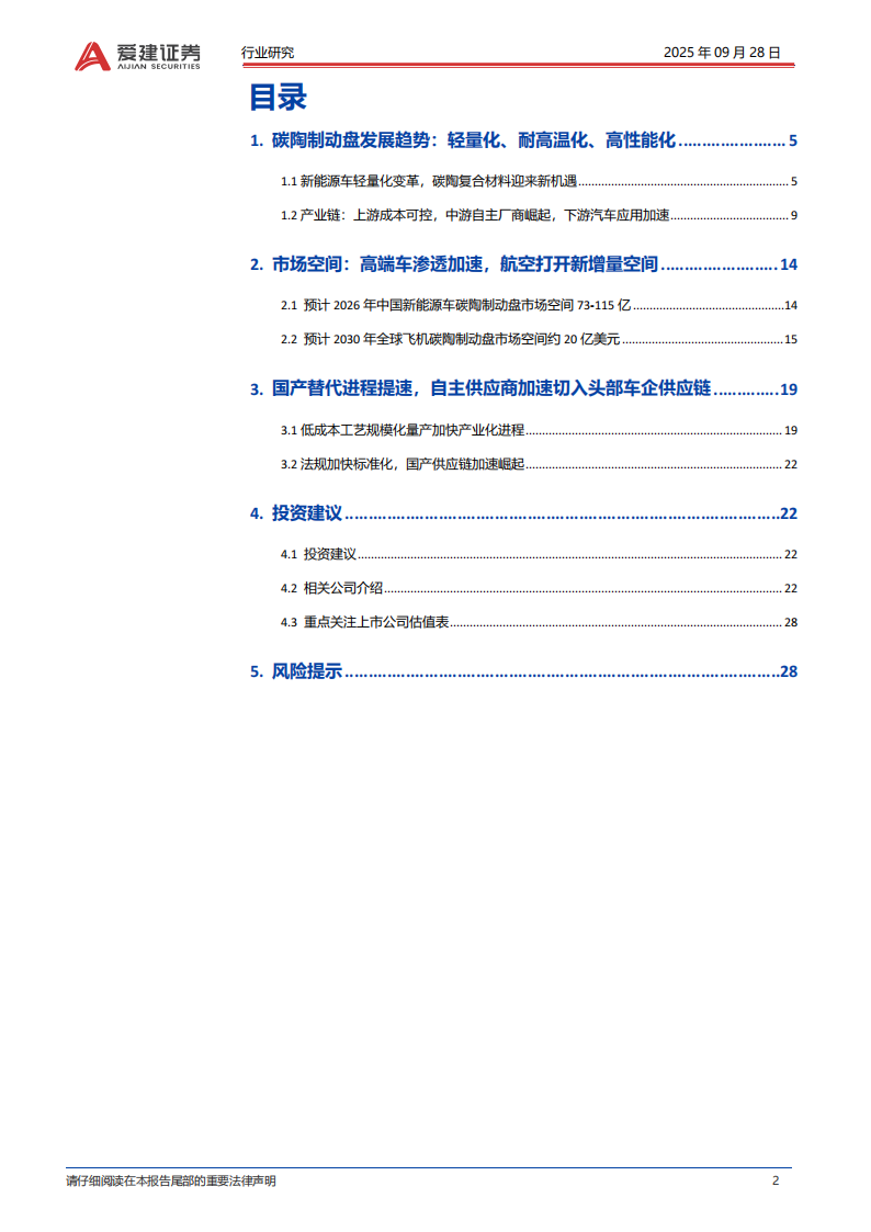碳陶制动盘行业深度报告：碳陶制动盘，高端标配，自主向上,碳陶制动盘,汽车,碳陶制动盘,汽车,第2张