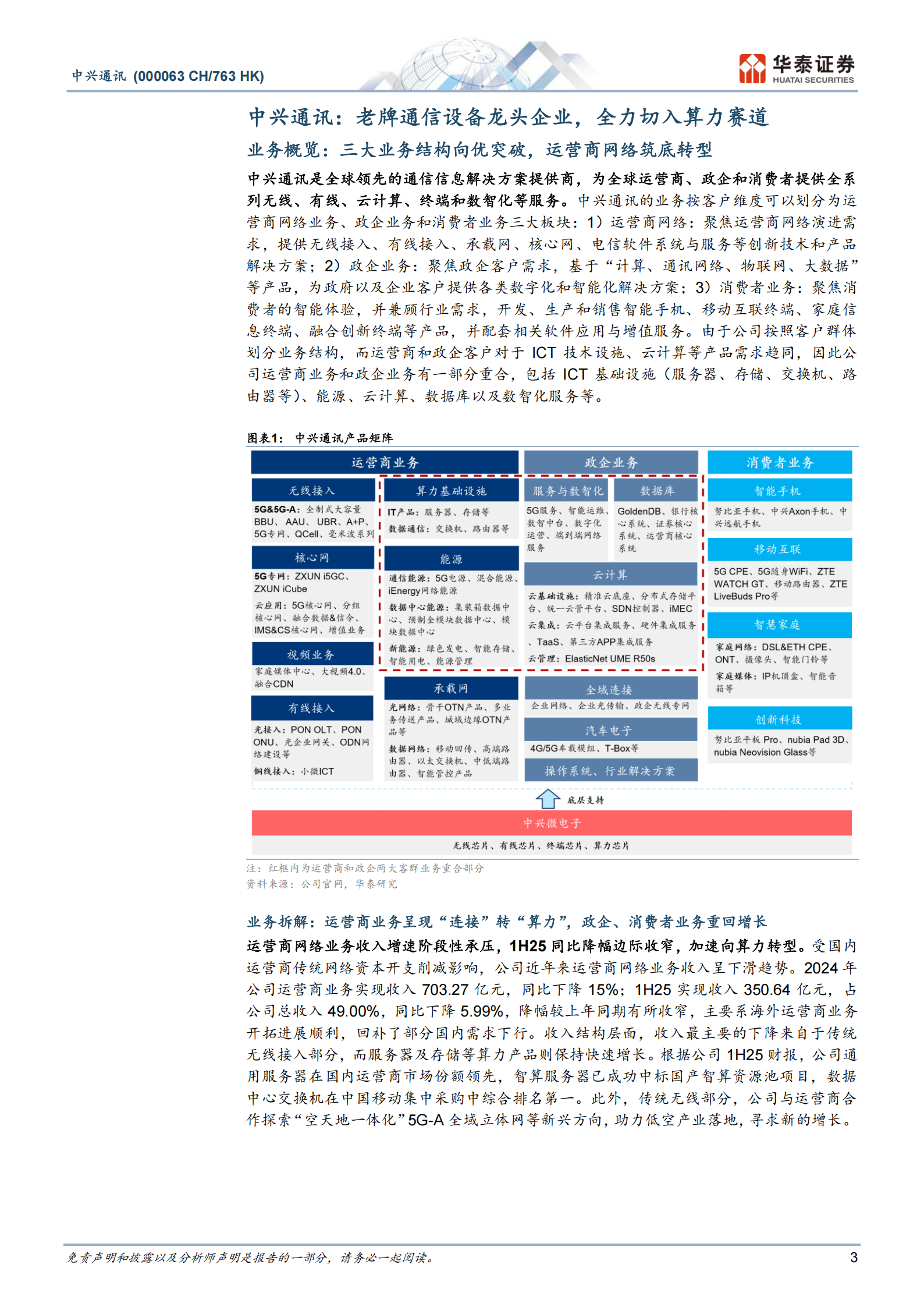中兴通讯研究报告：稀缺全栈算力布局，自研芯片即将展翼,中兴通讯,芯片,中兴通讯,芯片,第3张