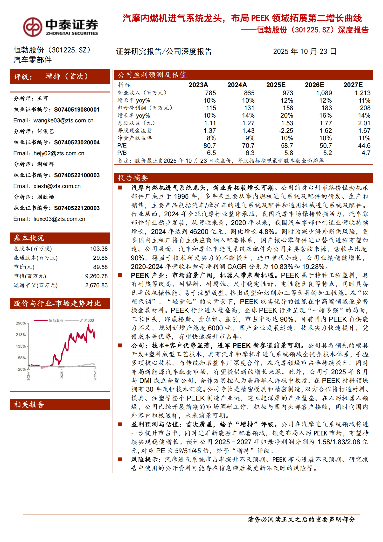 恒勃股份研究报告:汽摩内燃机进气系统龙头,布局PEEK领域拓展第二增长曲线,恒勃股份,汽摩,内燃机,进气系统,PEEK,恒勃股份,汽摩,内燃机,进气系统,PEEK,第1张 恒勃股份研究报告:汽摩内燃机进气系统龙头,布局PEEK领域拓展第二增长曲线,恒勃股份,汽摩,内燃机,进气系统,PEEK,恒勃股份,汽摩,内燃机,进气系统,PEEK,第1张