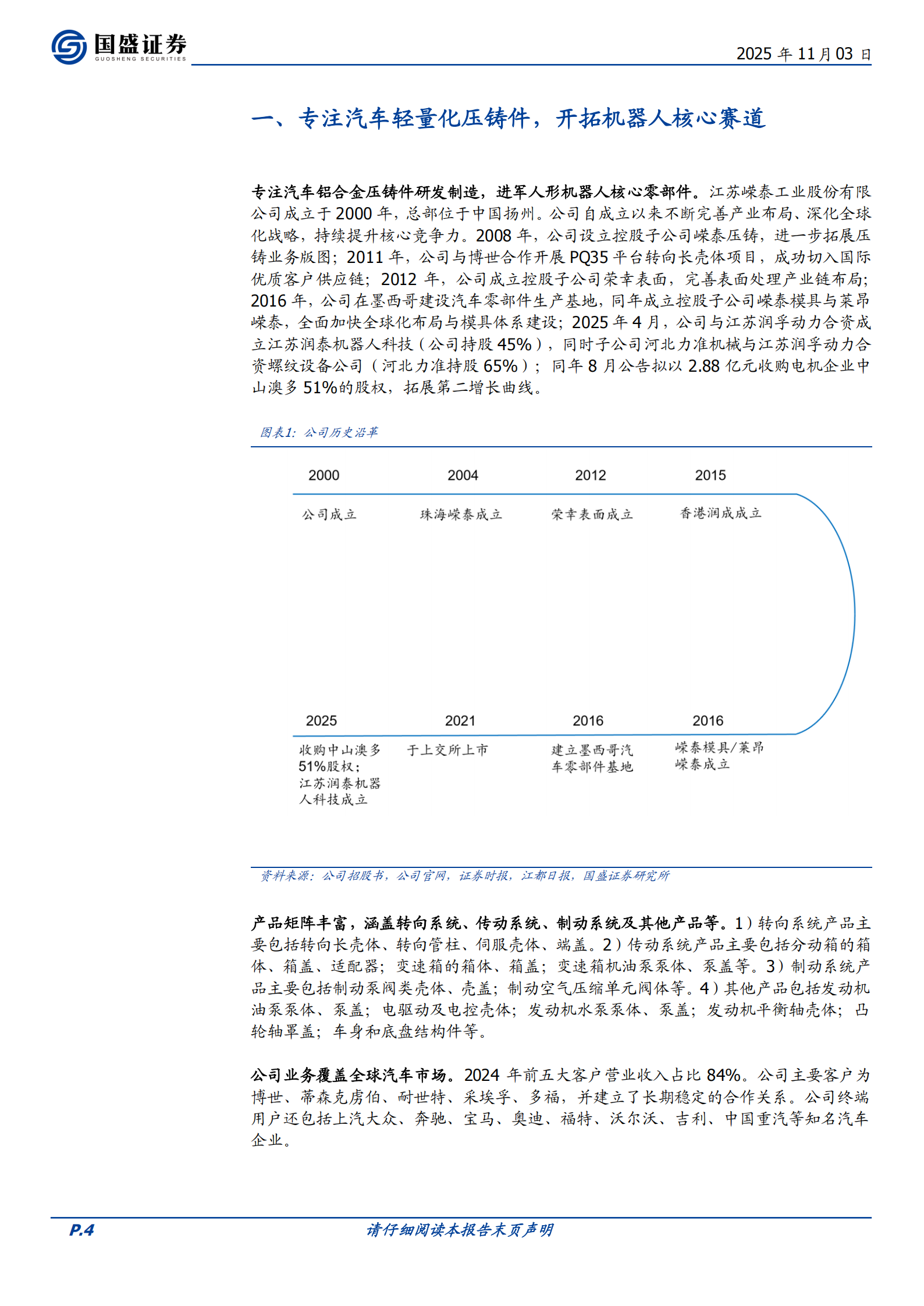 嵘泰股份研究报告：深耕汽车铝压铸领域，布局机器人获成长新动能,嵘泰股份,汽车,铝压铸,机器人,嵘泰股份,汽车,铝压铸,机器人,第4张