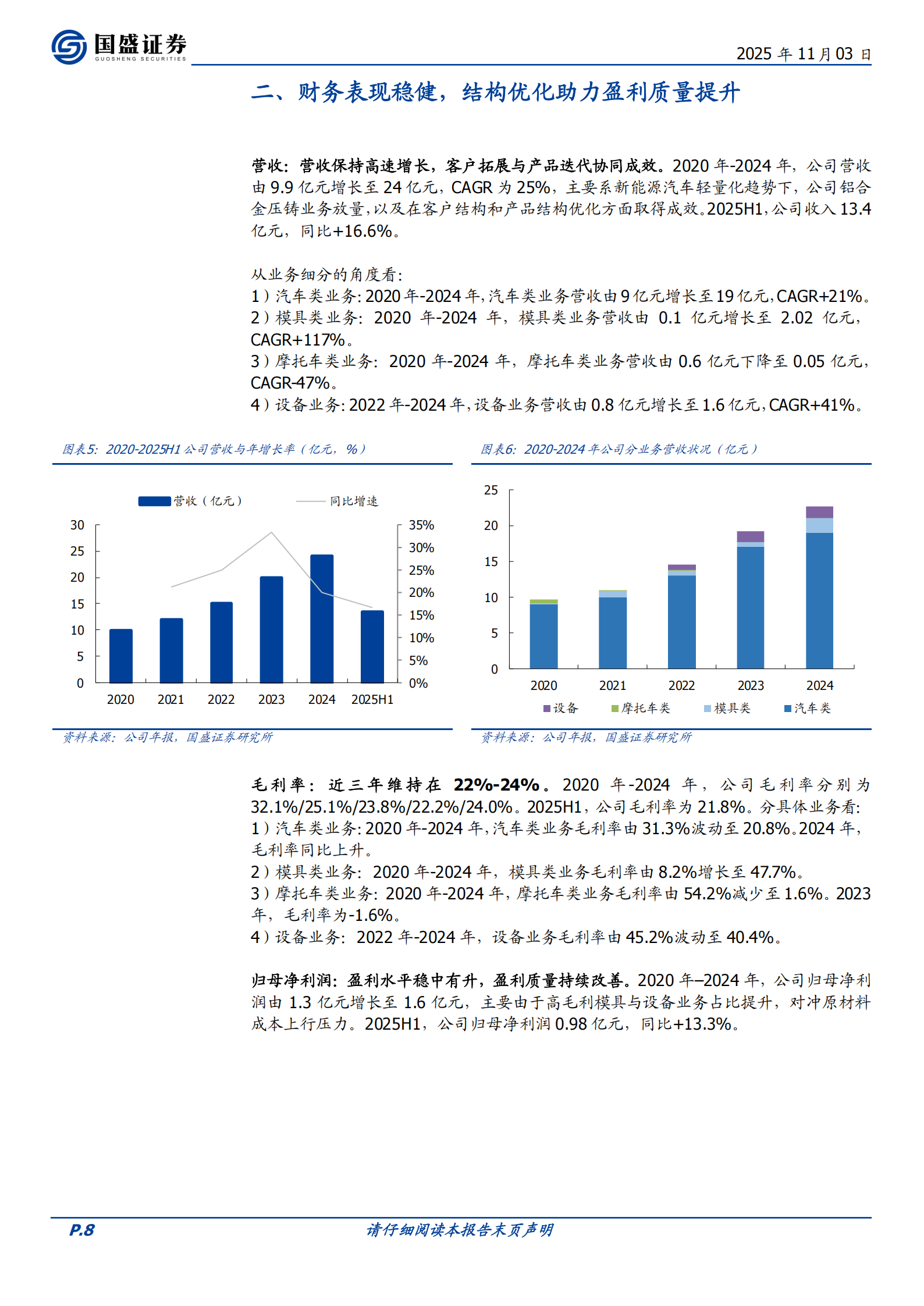 嵘泰股份研究报告：深耕汽车铝压铸领域，布局机器人获成长新动能,嵘泰股份,汽车,铝压铸,机器人,嵘泰股份,汽车,铝压铸,机器人,第8张