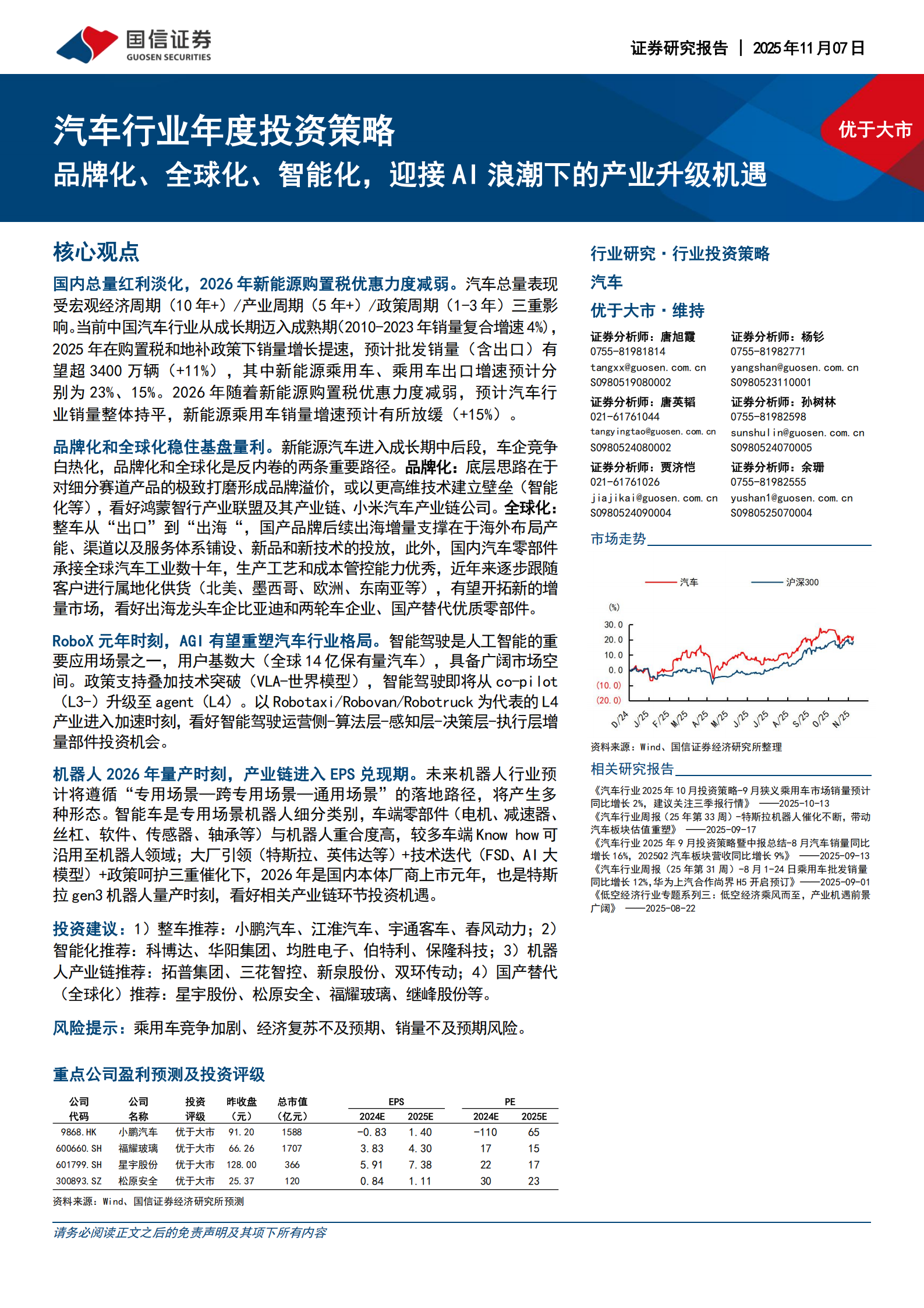 汽车行业年度投资策略:品牌化、全球化、智能化,迎接AI浪潮下的产业升级机遇,汽车,品牌化,全球化,智能化,AI,汽车,品牌化,全球化,智能化,AI,第1张 汽车行业年度投资策略:品牌化、全球化、智能化,迎接AI浪潮下的产业升级机遇,汽车,品牌化,全球化,智能化,AI,汽车,品牌化,全球化,智能化,AI,第1张