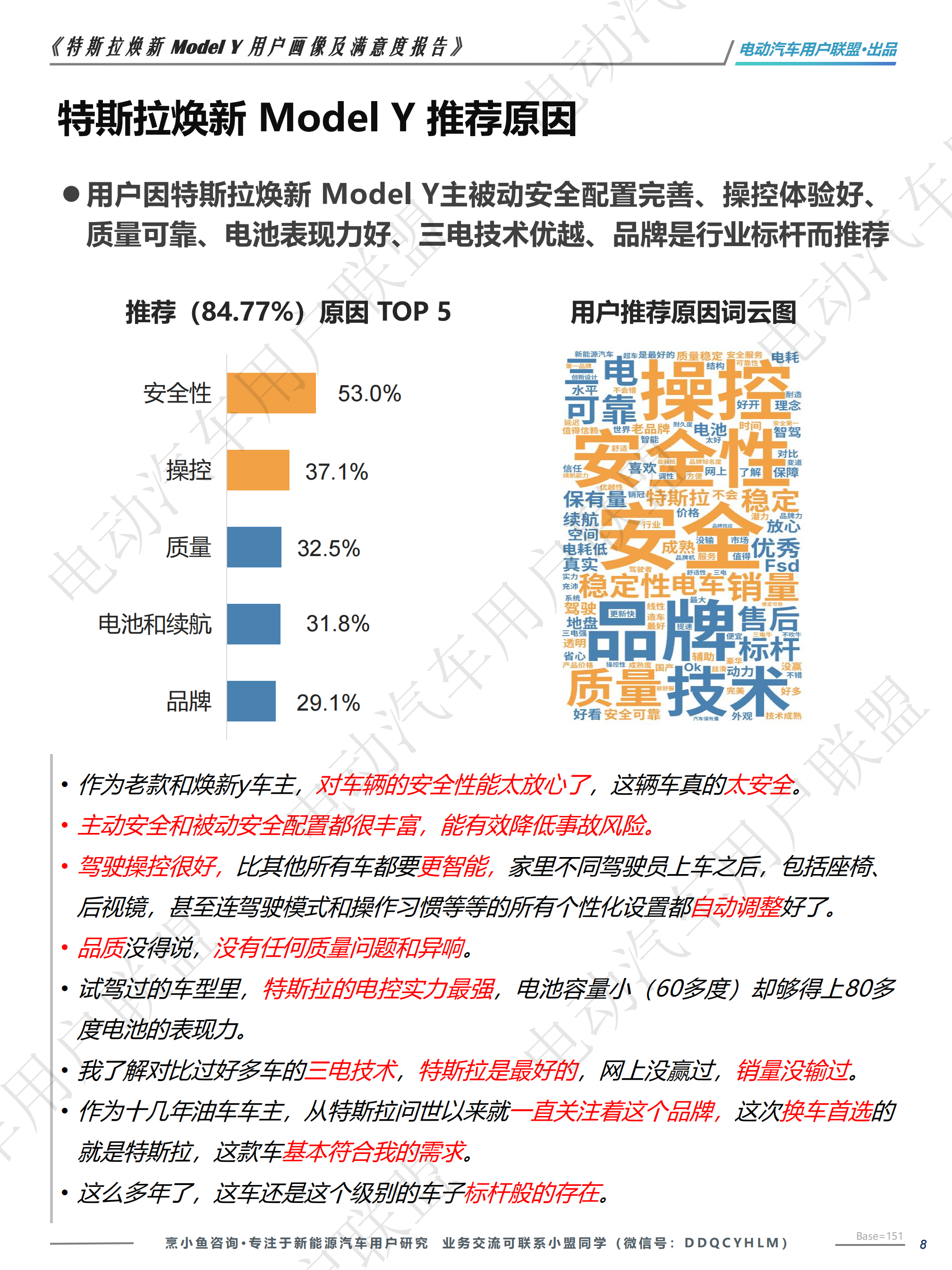 特斯拉焕新 Model Y 满意度报告——电动汽车用户联盟,特斯拉,特斯拉,第8张