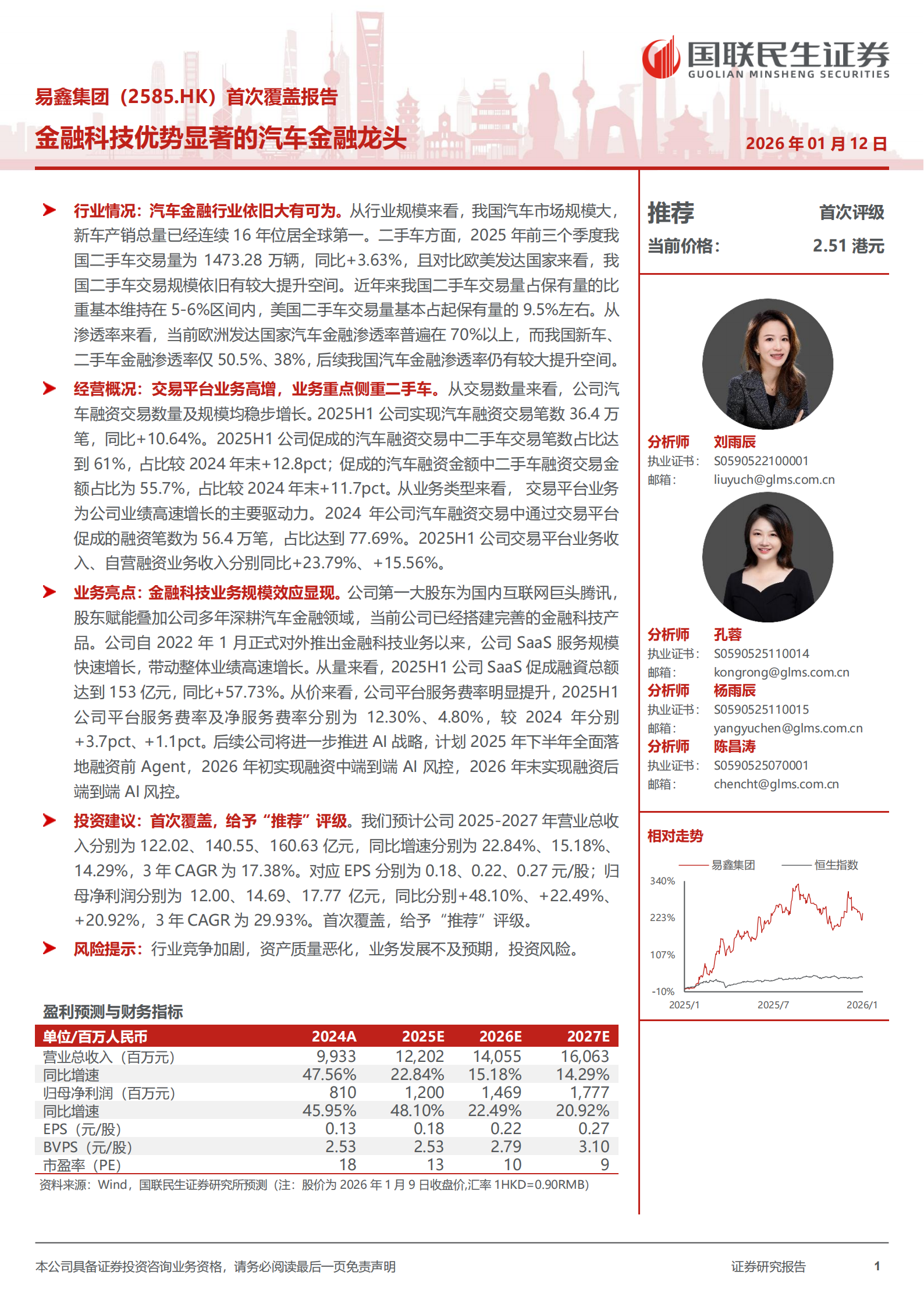 易鑫集团：首次覆盖报告：金融科技优势显著的汽车金融龙头,易鑫集团,汽车金融,易鑫集团,汽车金融,第1张