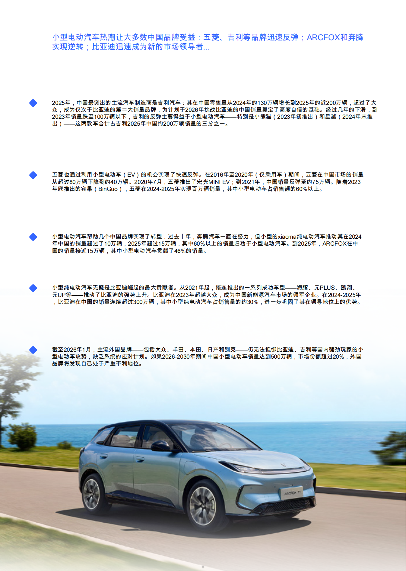 洞察小型电动汽车市场竞争态势（2026）-低利润、高销量的小型电动电动汽车使汽车制造商获得丰厚收益,电动车,电动车,第5张