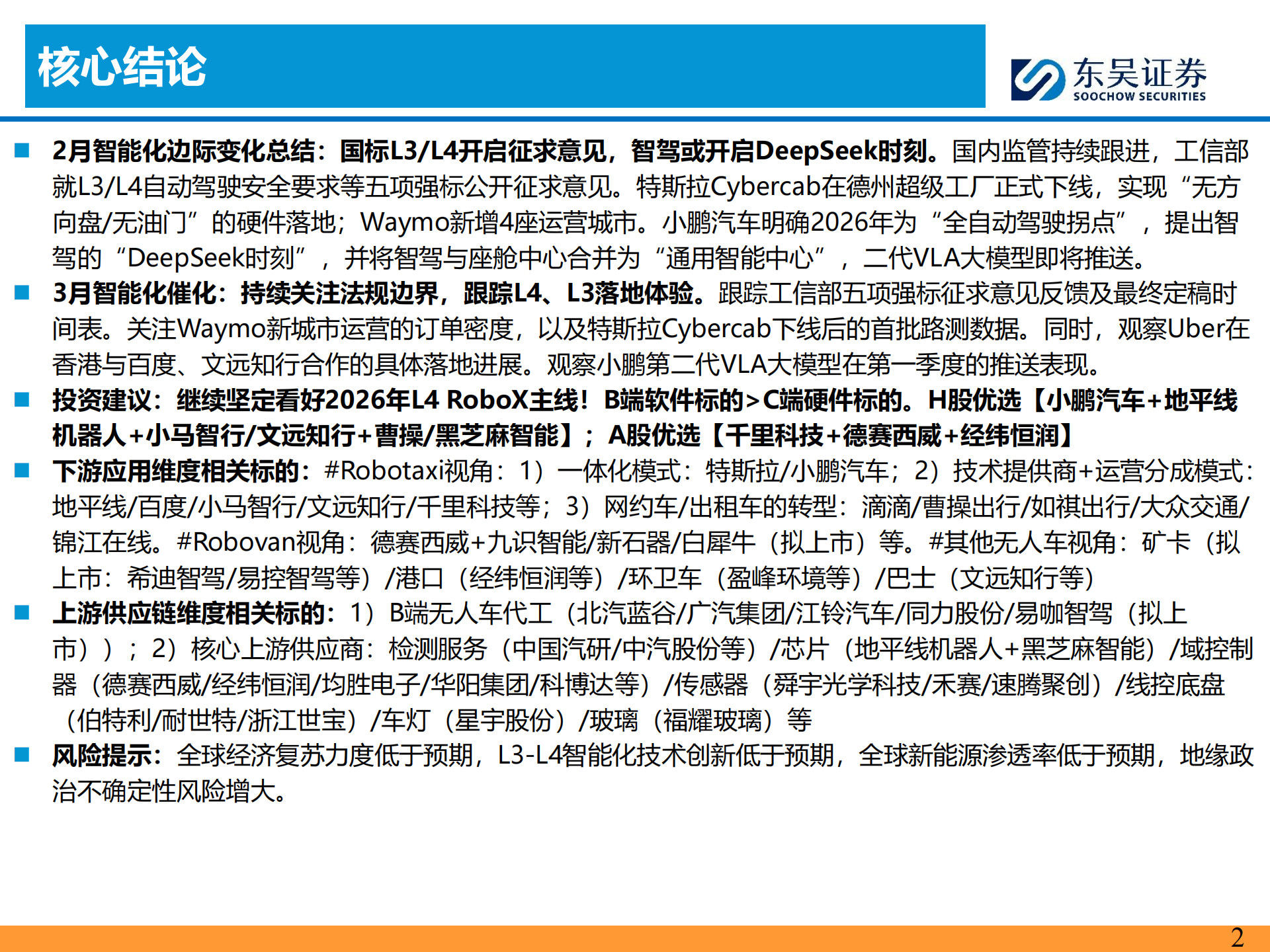 AI智能汽车行业3月投资策略：L3L4开启征求意见，北美Robotaxi加速，看好智能化,AI,智能汽车,L3,L4,Robotaxi,AI,智能汽车,L3,L4,Robotaxi,第2张