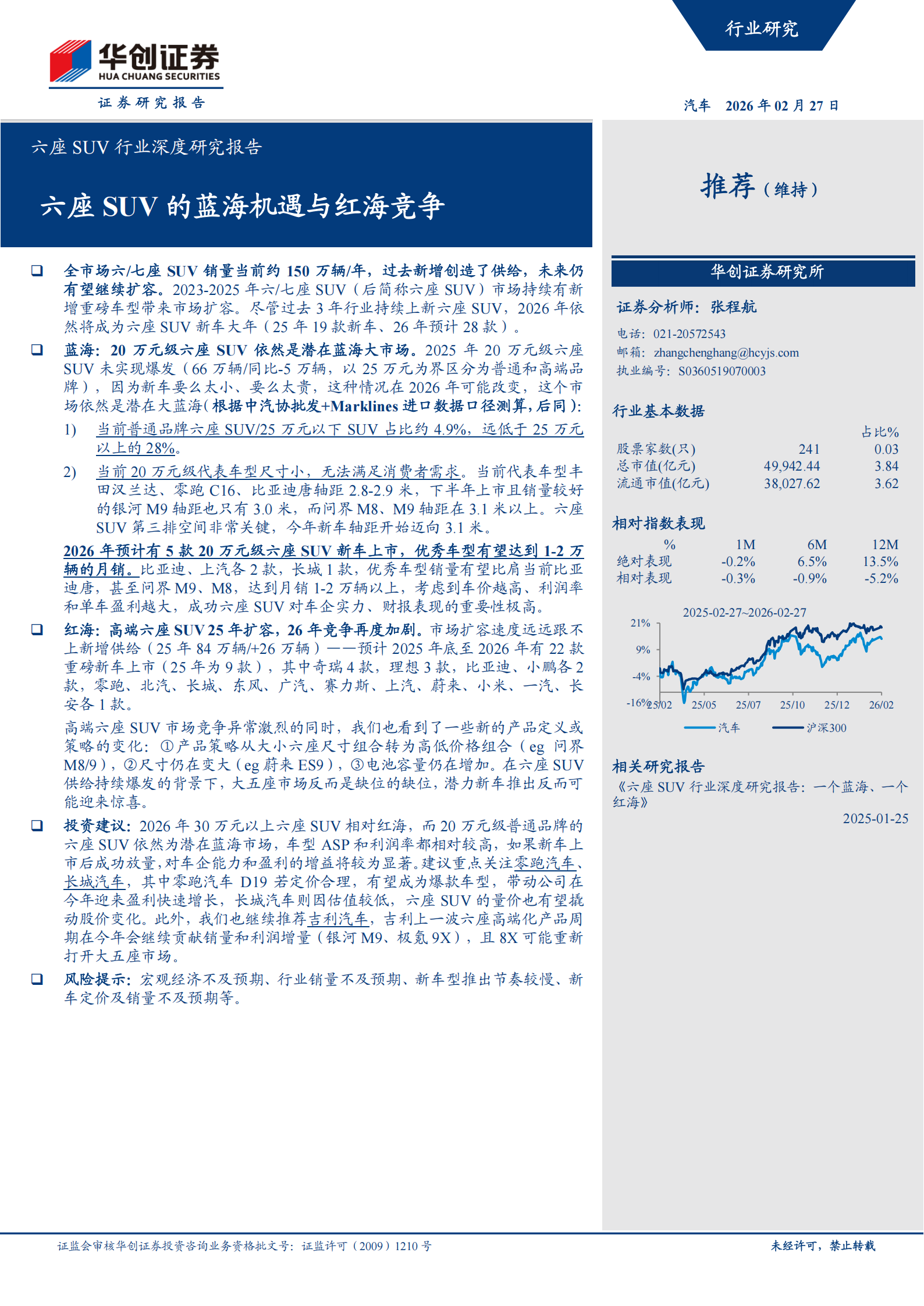 汽车行业六座SUV行业深度研究报告:六座SUV的蓝海机遇与红海竞争,汽车,SUV,汽车,SUV,第1张 汽车行业六座SUV行业深度研究报告:六座SUV的蓝海机遇与红海竞争,汽车,SUV,汽车,SUV,第1张