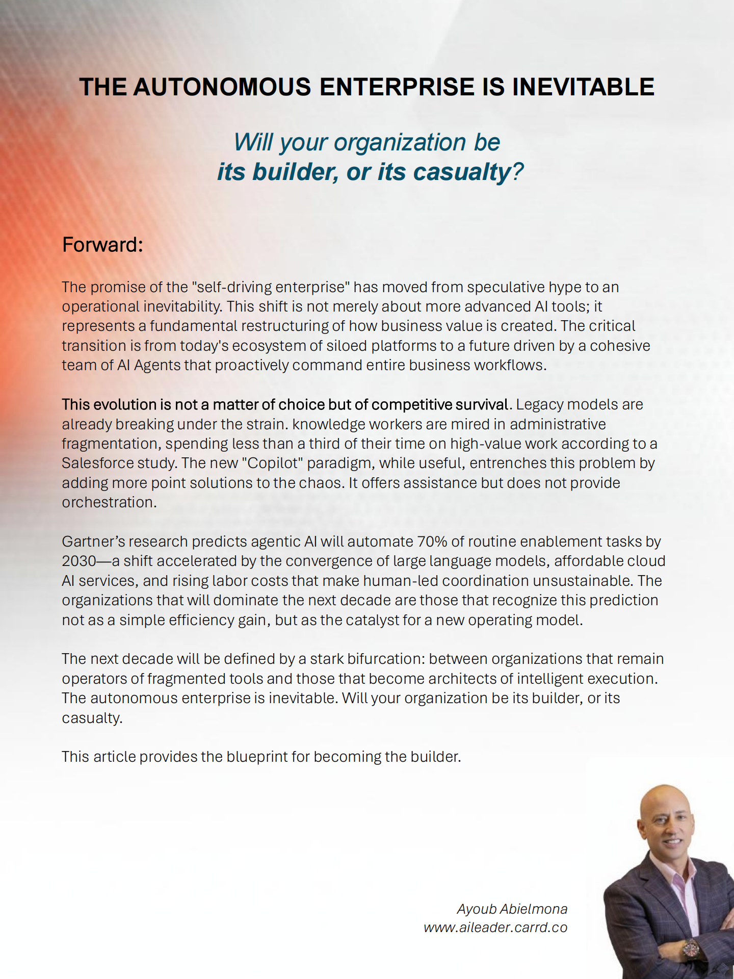 从副驾驶到自动驾驶：构建自主型企业的架构蓝图,副驾驶,自动驾驶,副驾驶,自动驾驶,第2张