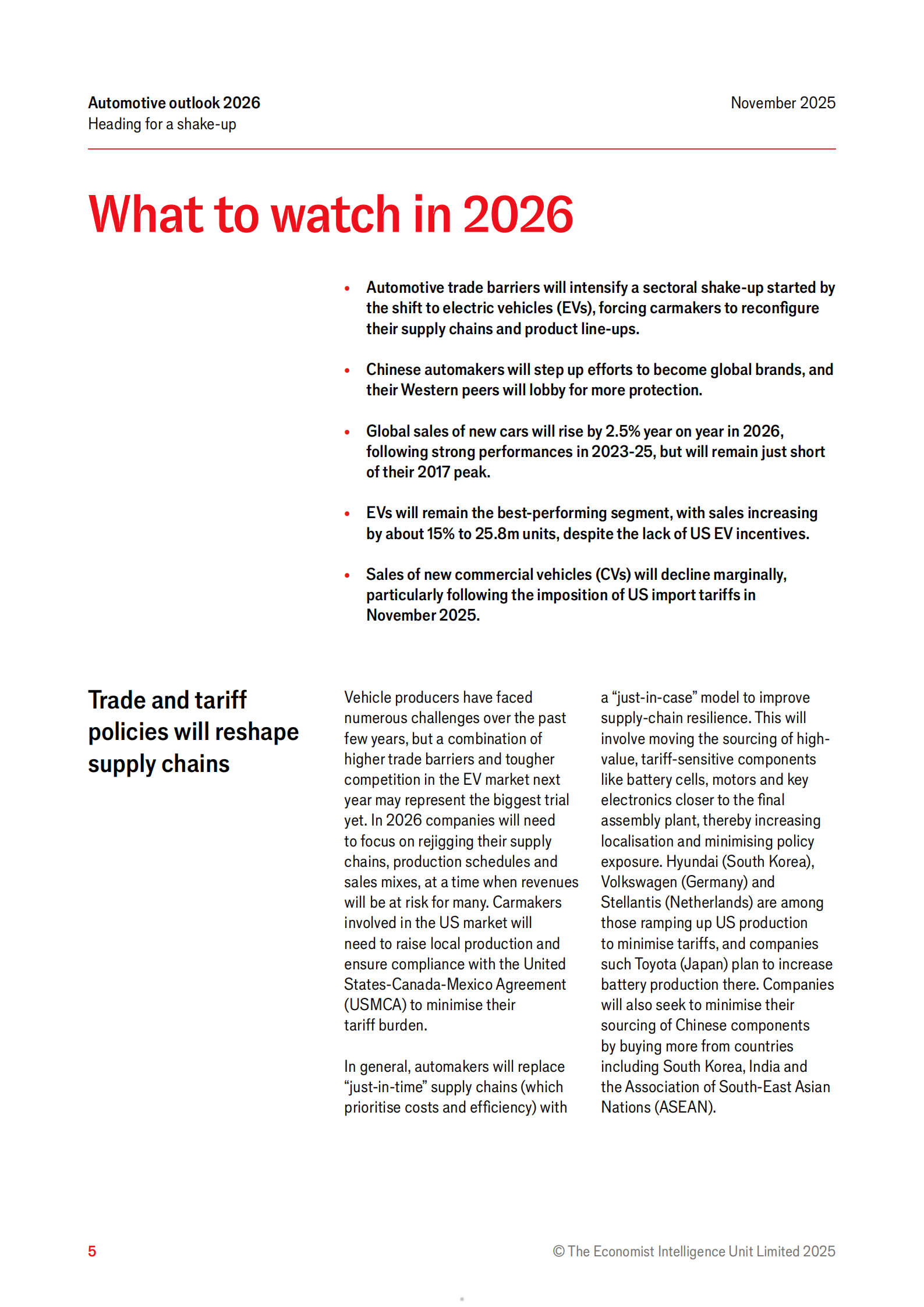 2026年全球汽车行业展望报告直面行业变局-经济学人智库,第5张