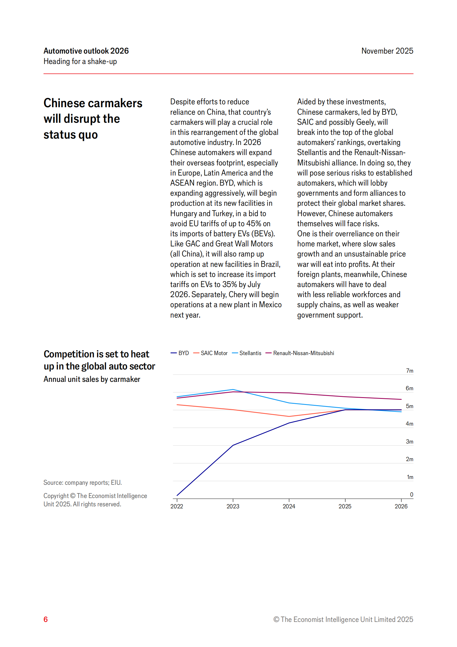 2026年全球汽车行业展望报告直面行业变局-经济学人智库,第6张