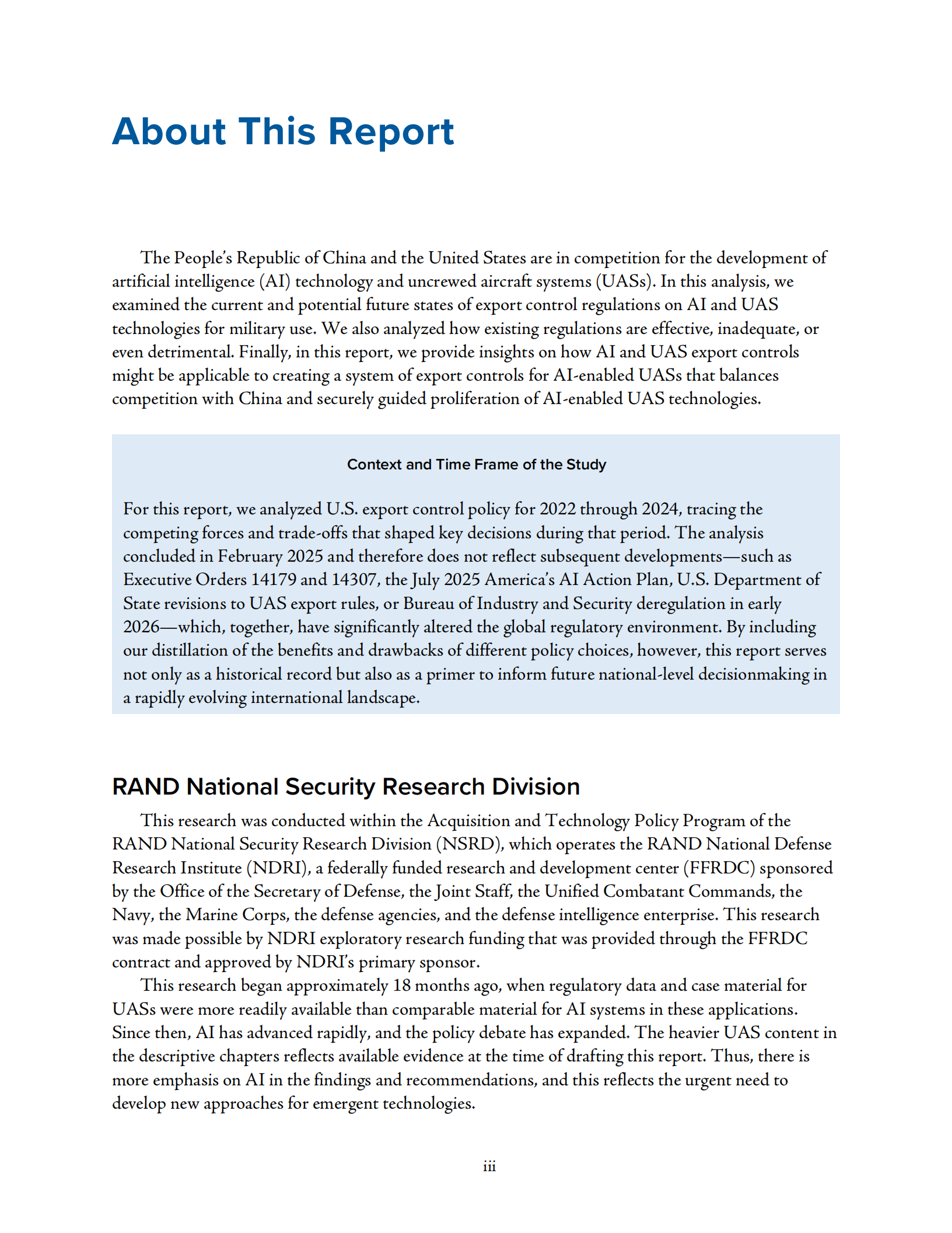 2026人工智能与无人机系统的出口管制：跨部门协同挑战研究报告（英文版）,人工智能,无人机,人工智能,无人机,第3张