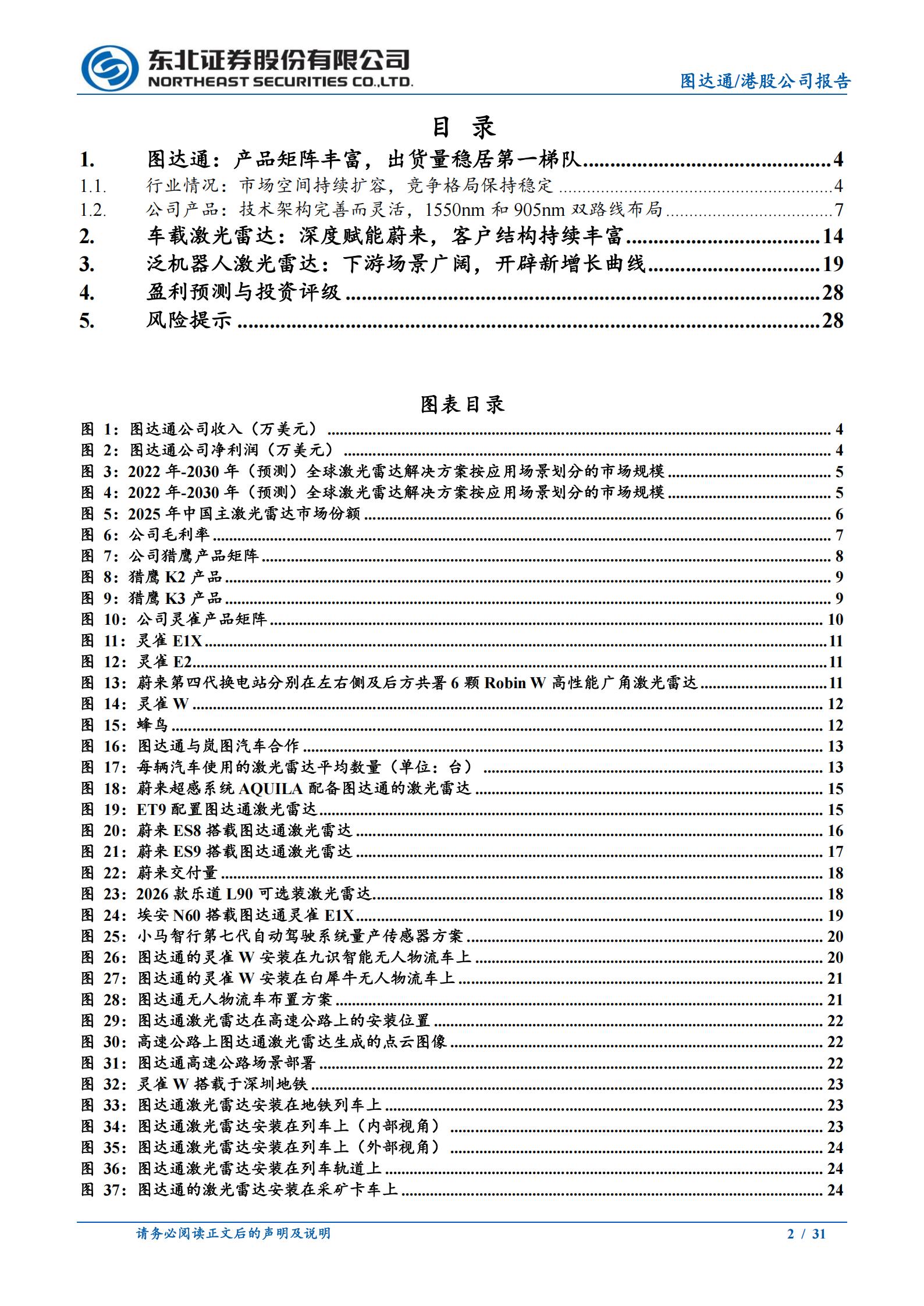图达通-2665.HK-产品技术架构完善而灵活，客户结构持续丰富,图达通,激光雷达,图达通,激光雷达,第2张