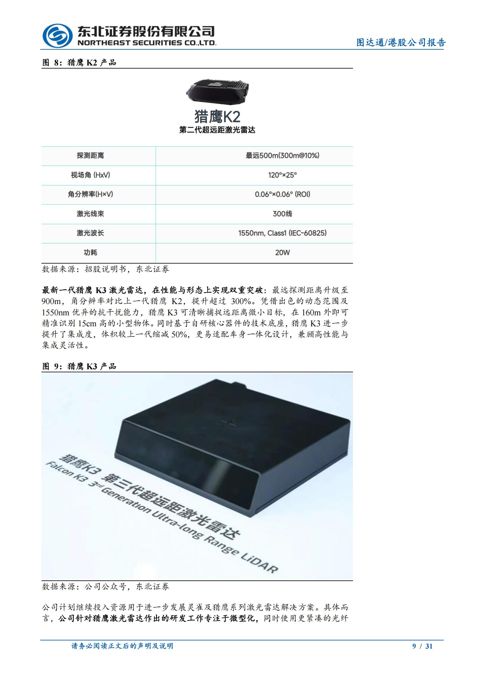 图达通-2665.HK-产品技术架构完善而灵活，客户结构持续丰富,图达通,激光雷达,图达通,激光雷达,第9张
