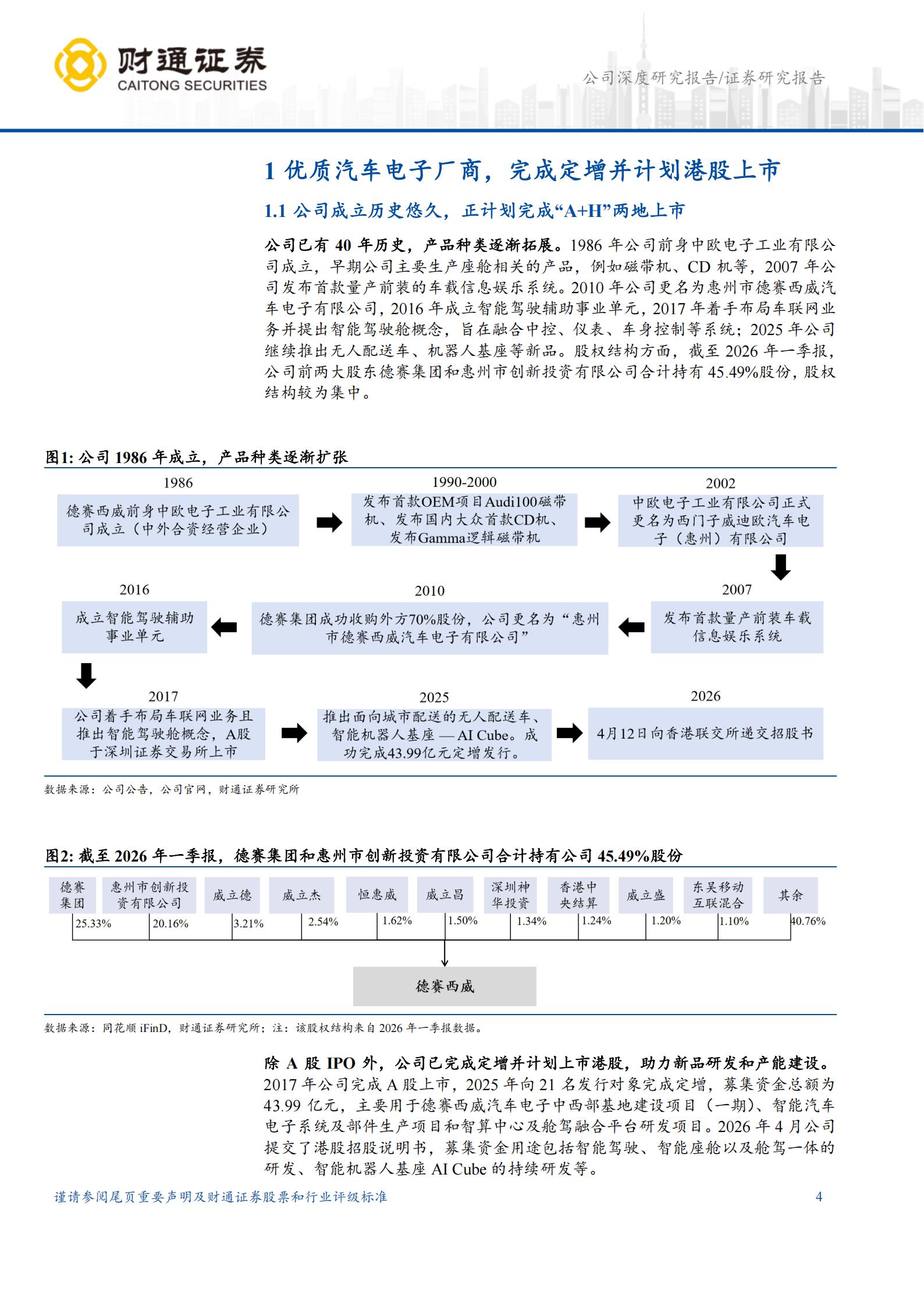 德赛西威-002920-舱驾域控市场地位稳固,逐渐开启新增长曲线,德赛西威,舱驾域控,德赛西威,舱驾域控,第4张 德赛西威-002920-舱驾域控市场地位稳固,逐渐开启新增长曲线,德赛西威,舱驾域控,德赛西威,舱驾域控,第4张