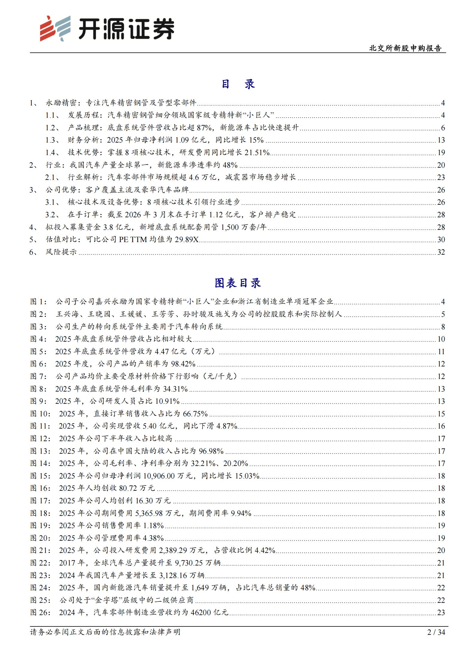 永励精密-920136-北交所新股申购报告：汽车减震器管件 小巨人 电控减震器国产化先行者,永励精密,汽车,减震器,永励精密,汽车,减震器,第2张