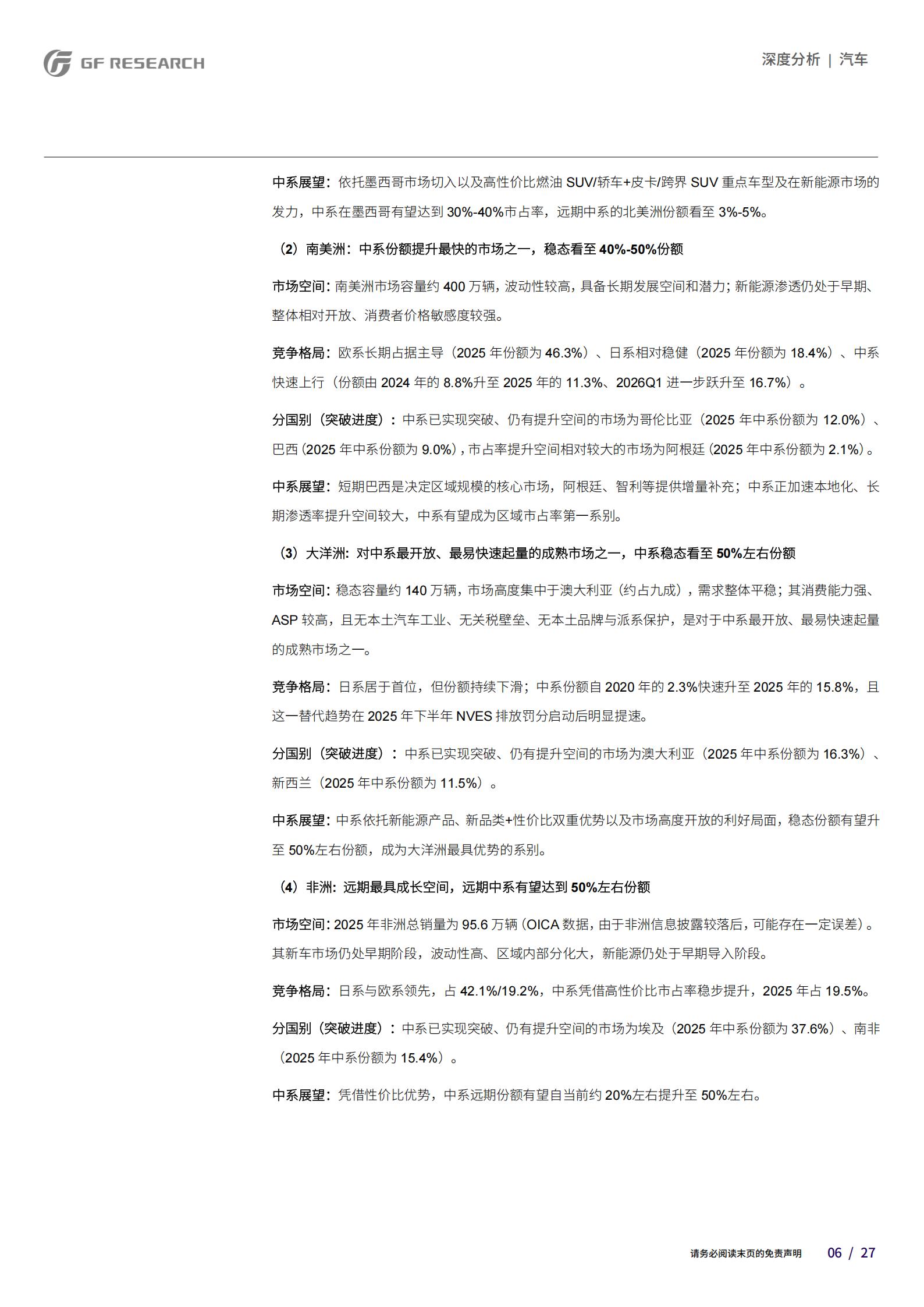 汽车行业：从区域视角看中国品牌乘用车海外市场空间（下篇）,汽车,汽车,第6张