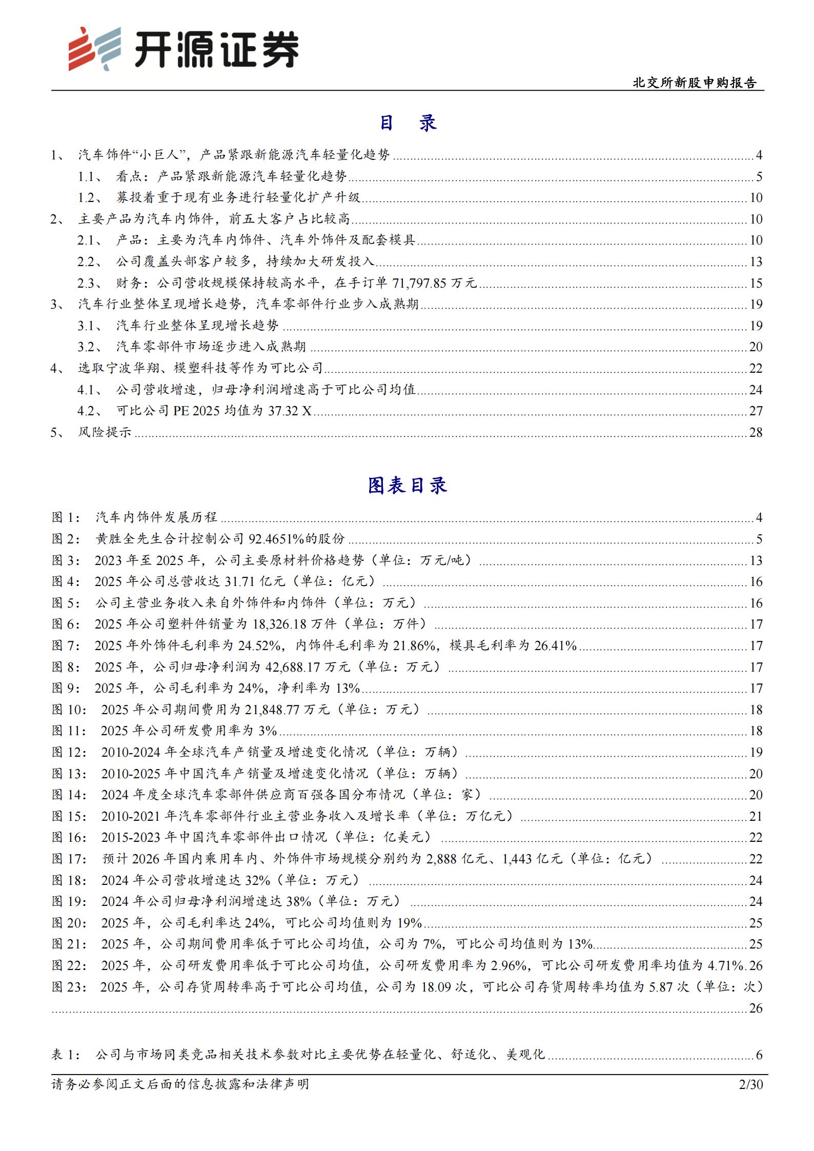 乔路铭-920079-北交所新股申购报告：汽车轻量化饰件小巨人，覆盖吉利比亚迪双龙头,乔路铭,汽车,轻量化,吉利,比亚迪,乔路铭,汽车,轻量化,吉利,比亚迪,第2张