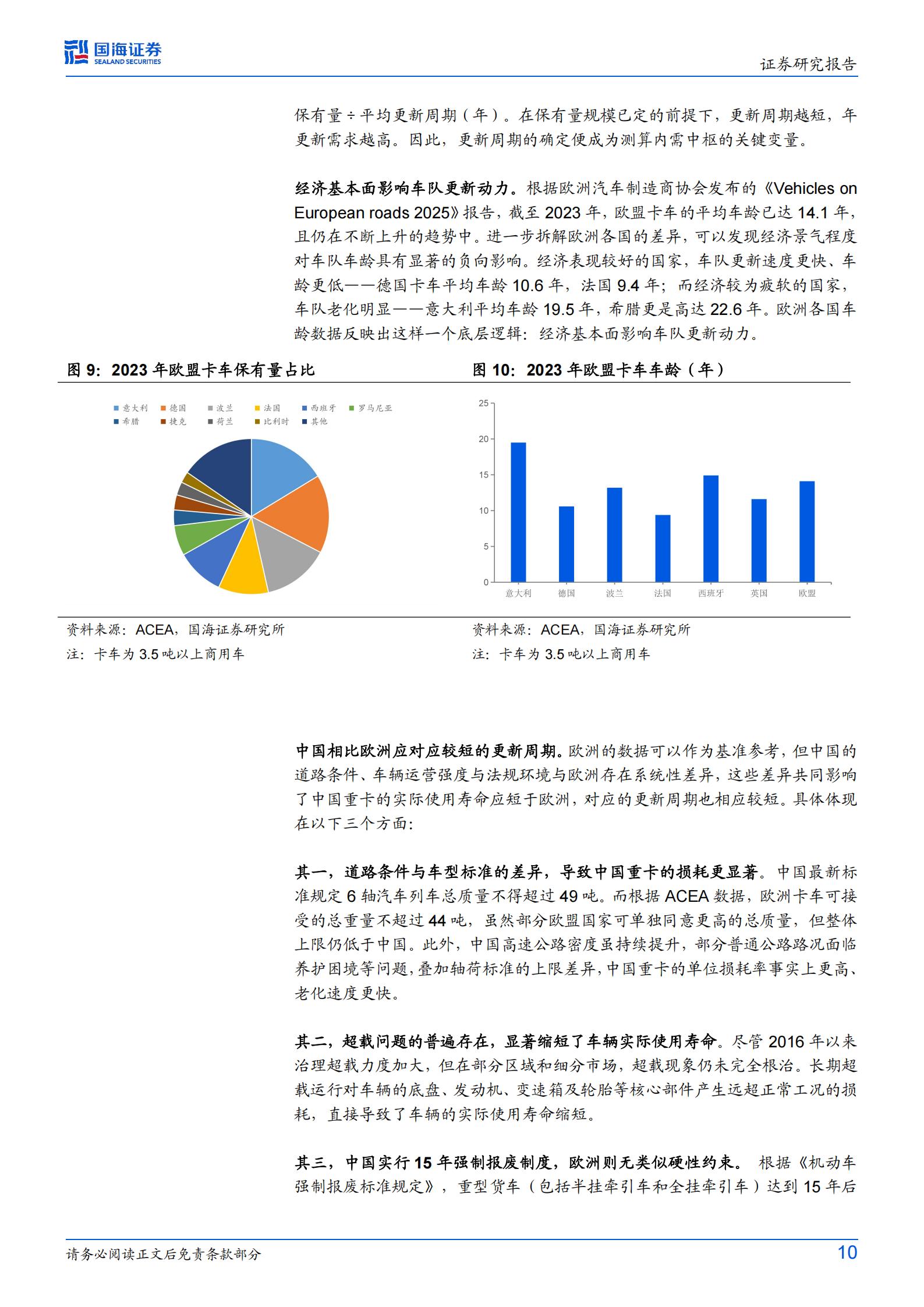 商用车行业深度研究:中枢回归+政策支持+国七潜在催化,重卡内需有望迎来3_5年向上周期,头部企业盈利能力亦有望随之恢复,商用车,商用车,第10张 商用车行业深度研究:中枢回归+政策支持+国七潜在催化,重卡内需有望迎来3_5年向上周期,头部企业盈利能力亦有望随之恢复,商用车,商用车,第10张