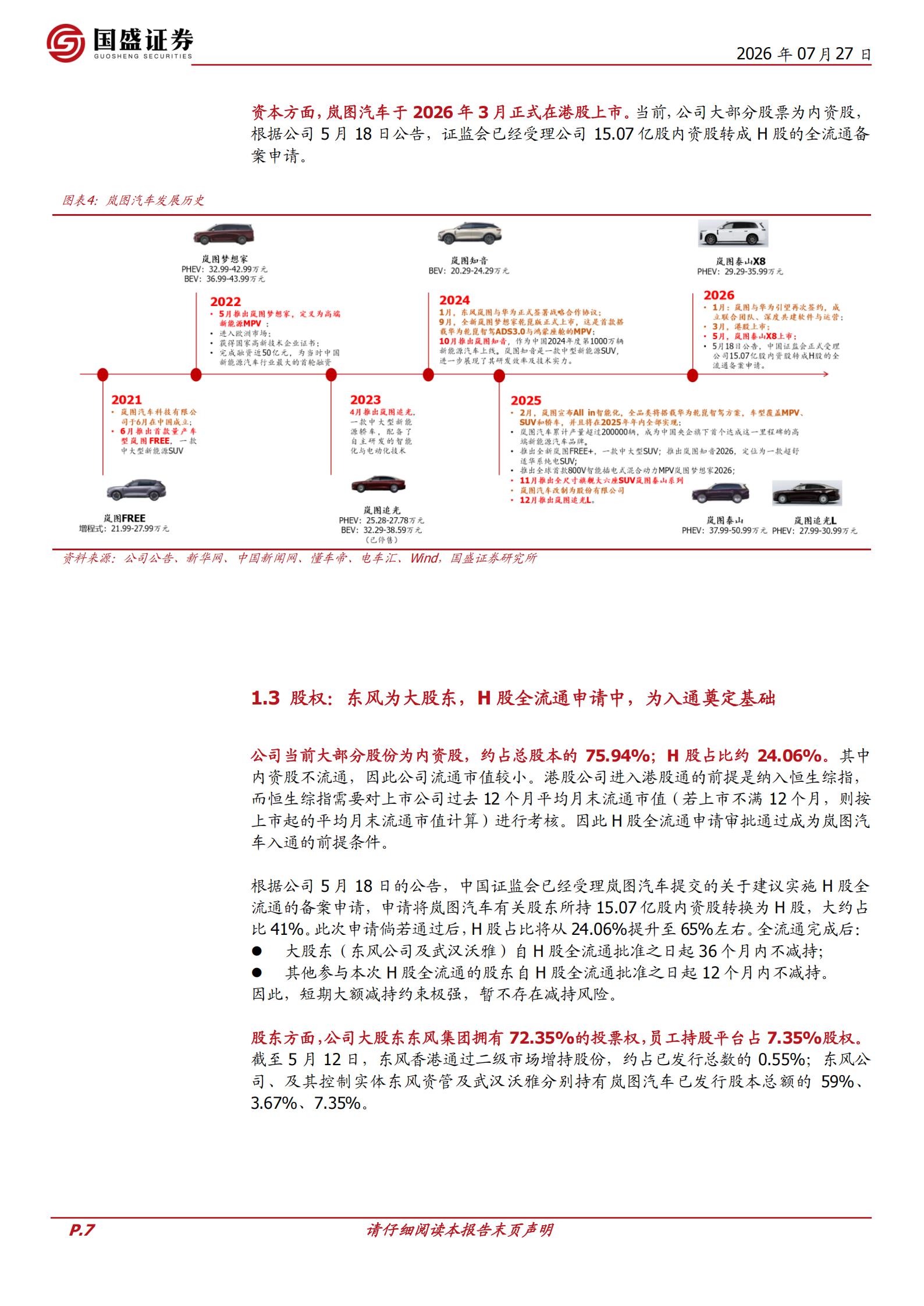 岚图汽车-7489.HK-高端新能源央企标杆,估值修复空间可期,岚图汽车,岚图汽车,第7张 岚图汽车-7489.HK-高端新能源央企标杆,估值修复空间可期,岚图汽车,岚图汽车,第7张